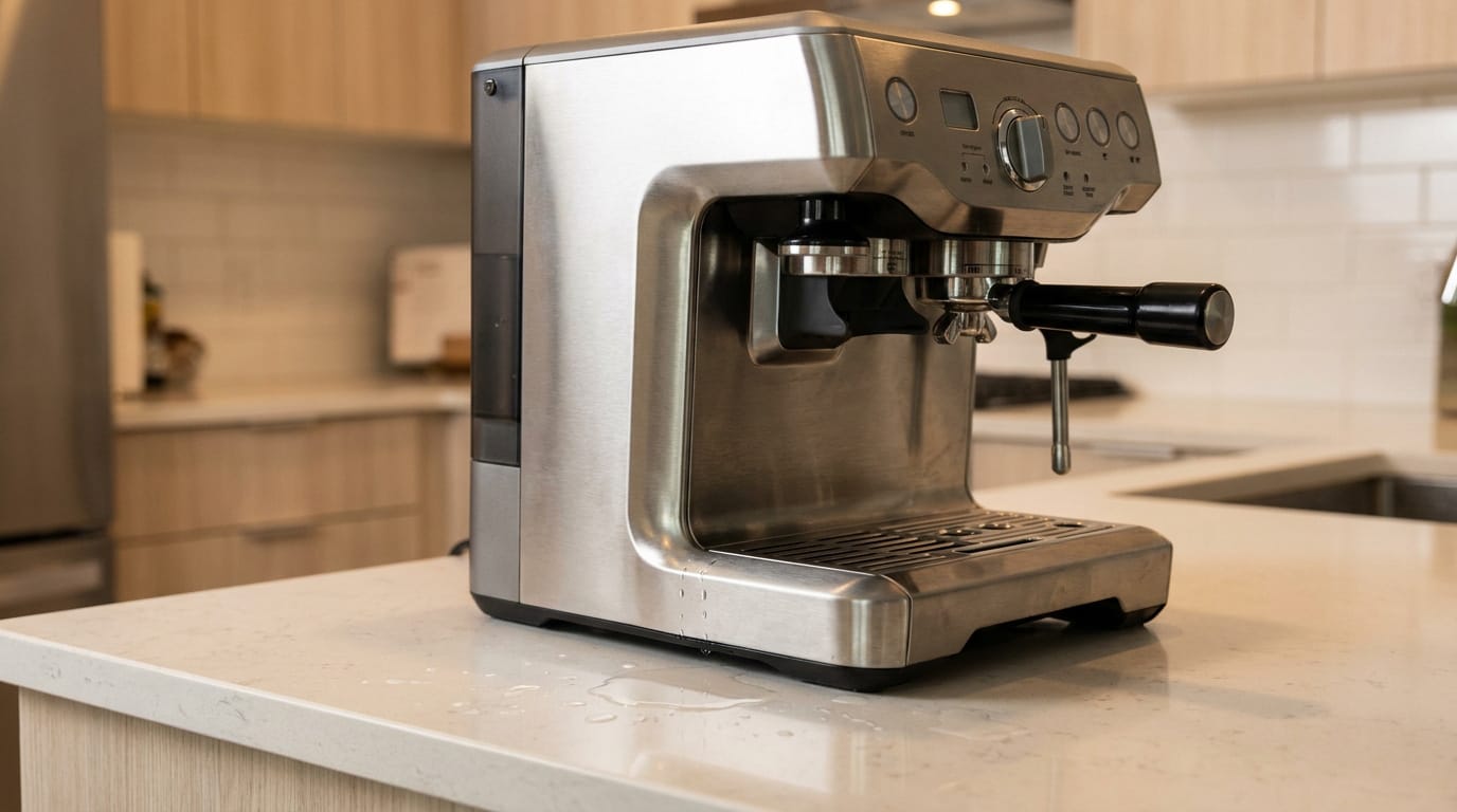 Pourquoi votre machine à café fuit de l&rsquo;eau : causes et solutions